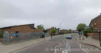 Busy road BLOCKED due to crash in Newham