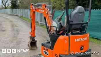 Stolen digger found 1,200 miles away