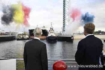 KIJK. Historische dag voor Gentse haven: eerste schip is door enorme nieuwe zeesluis in Terneuzen