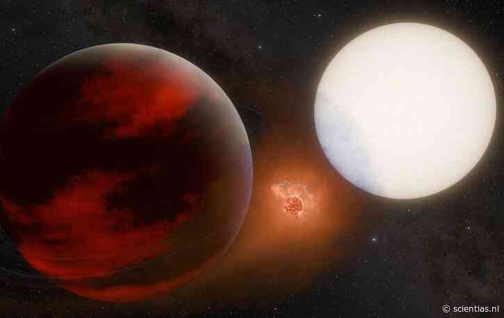 Onderzoekers zijn mogelijk de eerste exomaan op het spoor, die lijkt op Jupiters maan Io