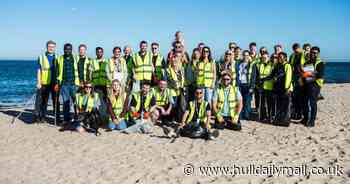Holiday park cleans up Yorkshire beach as part of annual nationwide event