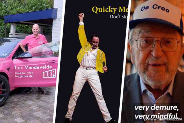 Een roze Tesla, “Quicky Mercury” en de jongerentaal van Herman De Croo: dit waren de opvallendste beelden van de verkiezingscampagne