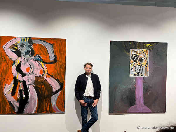 "Heut Abend bin ich mal ich selbst" - der Maler Max Giermann auf seiner Vernissage