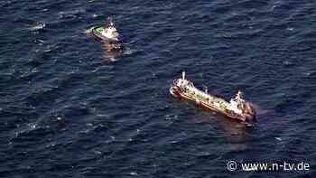 Unglück auf der Ostsee: Brennender Öltanker soll nach Rostock abgeschleppt werden