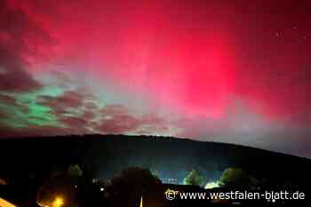 📸 Polarlichter: So schön strahlte die Nacht über dem Kreis Höxter