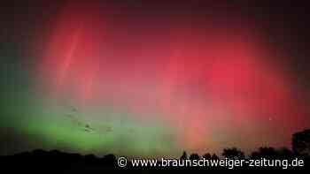 So schön leuchten die Polarlichter über dem Kreis Gifhorn