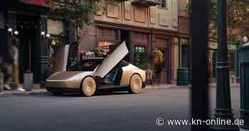 Musk in Cybercab: Tesla zeigt Robotaxi und selbst fahrenden Bus