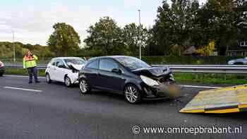 112-nieuws: drie auto's botsen op A58 • geen treinen Breda-Roosendaal