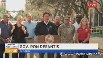 Gov. DeSantis Friday gives update on Milton aftermath, recovery
