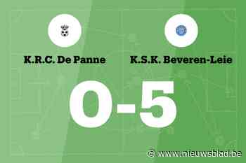 SK Beveren-Leie overklast RC De Panne