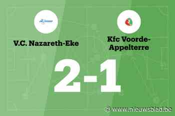 VC Nazareth-Eke wint thuis van KFC Voorde-Appelterre
