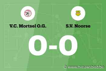 Doelpuntloos gelijkspel tussen Mortsel OG en Noorse B