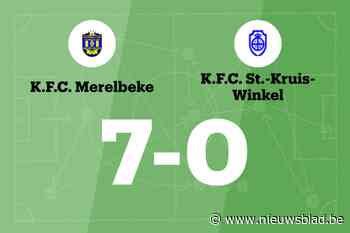 Weergaloze Van De Putte leidt KFC Merelbeke B langs KFC St-Kruis-Winkel