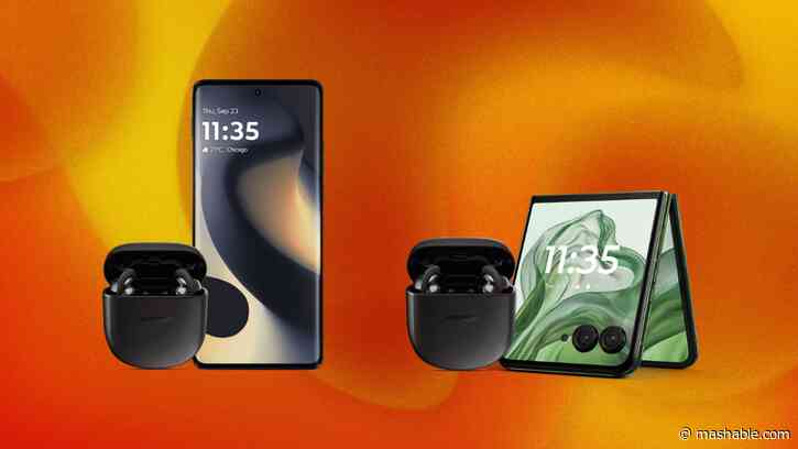 Snag a pair of free Bose earbuds with the purchase of a Motorola phone