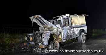 Land Rover Defender on fire due to 'mechanical fault'