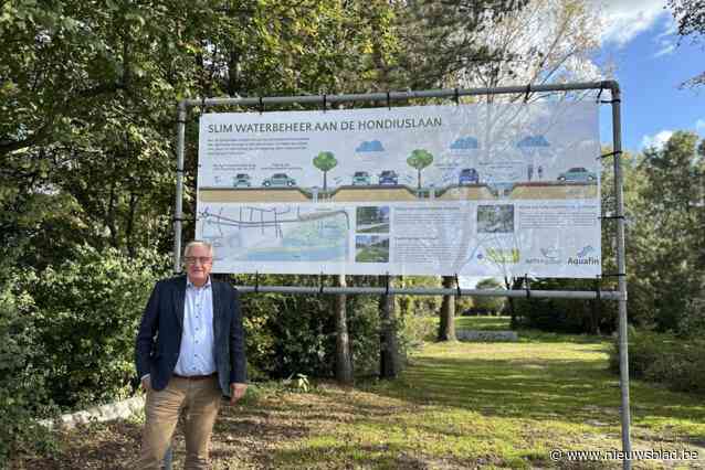 Spandoek brengt bewoners op de hoogte van waterbeheer aan Hondiuslaan: “Einde werken in zicht”