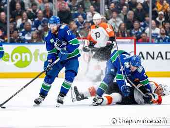 Flyers 3, Canucks 2 (SO): A grinding Friday night affair but Kevin Lankinen shines