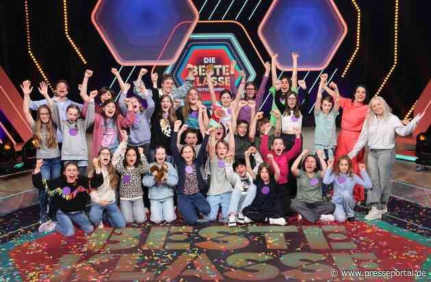 "Die beste Klasse Deutschlands": Die 6B des Theodor-Heuss-Gymnasiums Heilbronn (Baden-Württemberg) gewinnt das Superfinale / Feierlicher Abschluss der Jubiläumsstaffel mit prominenten Gästen