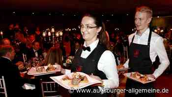 Leicht und modern: Dieses Menü lassen sich die Presseball-Gäste schmecken