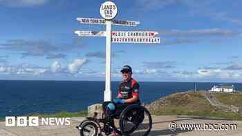 Wheelchair athlete finishes End2End challenge