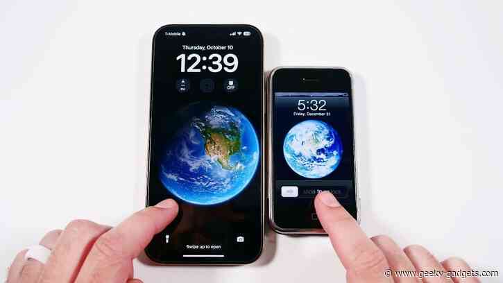 iPhone 16 Pro Max vs. the ORIGINAL iPhone! You Won’t Believe How Far Its Come!