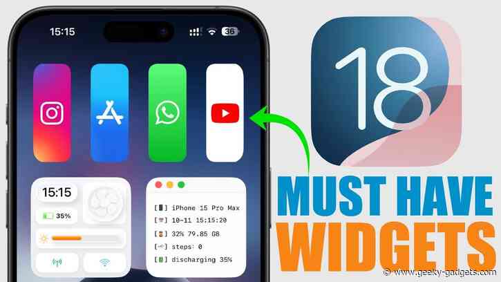 Don’t Miss Out! The BEST iOS 18 Widgets!