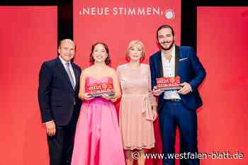 Polin und Spanier gewinnen Gesangswettbewerb «Neue Stimmen»