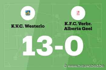 Zege voor Westerlo B thuis tegen Alberta Geel