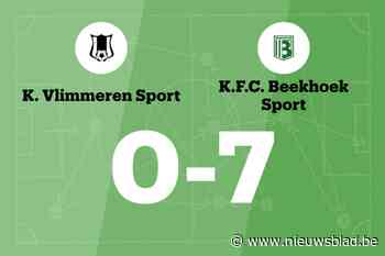 Beekhoek wint ook van Vlimmeren