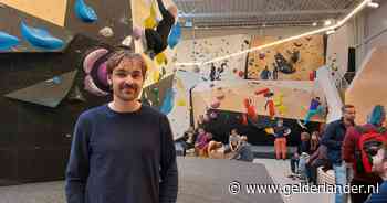 Bergbeklimmers kunnen nu ook in Ede oefenen in een gloednieuw bouldercentrum: ‘Je kunt zonder instructeur beginnen’