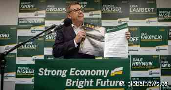 Scott Moe releases Saskatchewan Party platform, would spend $1.2B on promises