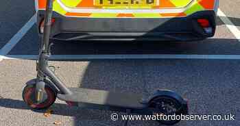 E-scooters being confiscated and destroyed by police in Hertfordshire