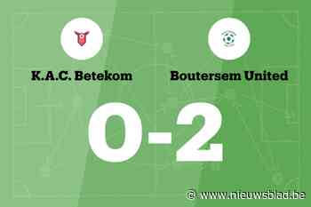 Overduidelijke overwinning voor Boutersem United tegen Betekom B