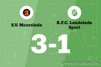 Zege SV Moorslede tegen FC Lendelede Sport