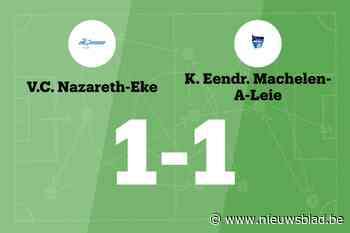 De Smet redt punt voor Eendracht Machelen-aan-de-Leie B tegen VC Nazareth-Eke B