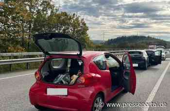 POL-PDPS: Unfallflucht nach Unfall durch verlorene Ladung