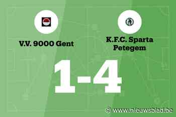 De Wulf scoort drie keer, Sparta Petegem B verslaat VV 9000 Gent