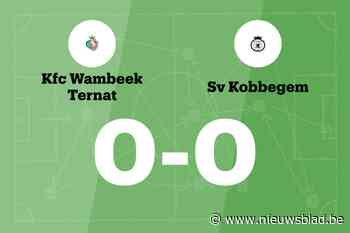 Doelpuntloos gelijkspel tussen Wambeek Ternat B en Kobbegem