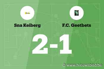SNA Keiberg na rust voorbij Geetbets