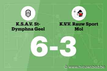 Sint-Dimpna beëindigt reeks nederlagen in de wedstrijd tegen Rauw