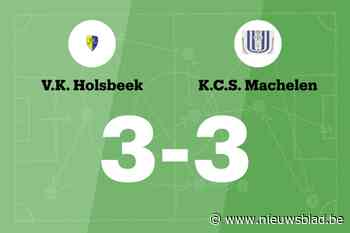 Holsbeek sleept gelijkspel uit de brand in de thuiswedstrijd tegen CS Machelen