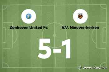 Zonhoven Utd. B wint spektakelwedstrijd van Nieuwerkerken