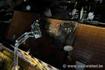 Lichtgewonde bij dakbrand