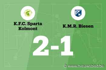 Jonas Ketelslegers en Michiel Neven bezorgen Sp. Kolmont zege tegen KMR Biesen