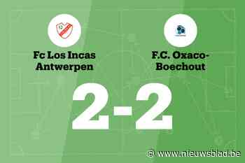 FC Oxaco-Boechout sleept gelijkspel uit de brand in de uitwedstrijd tegen Los Incas