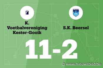Doelpuntenfestijn bij Kester-Gooik B tegen SK Beersel