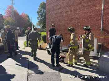 Individual rescued after fall into ventilation shaft in Centretown