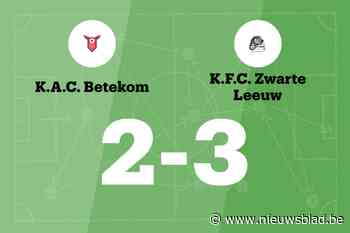 Zwarte Leeuw wint met één goal verschil van KAC Betekom