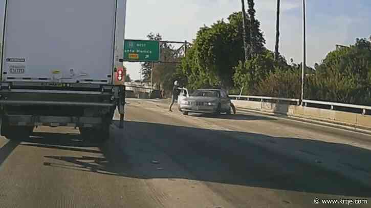 Disturbing video shows road rage suspect fatally shooting man in Los Angeles