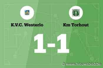 Smekens redt punt voor Westerlo B tegen KM Torhout